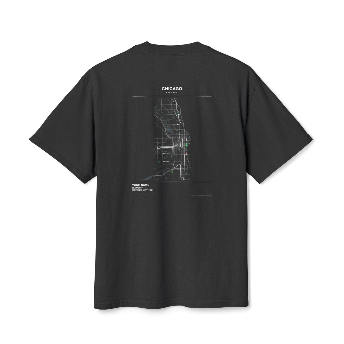 Chicago 26.2 Route Tee
