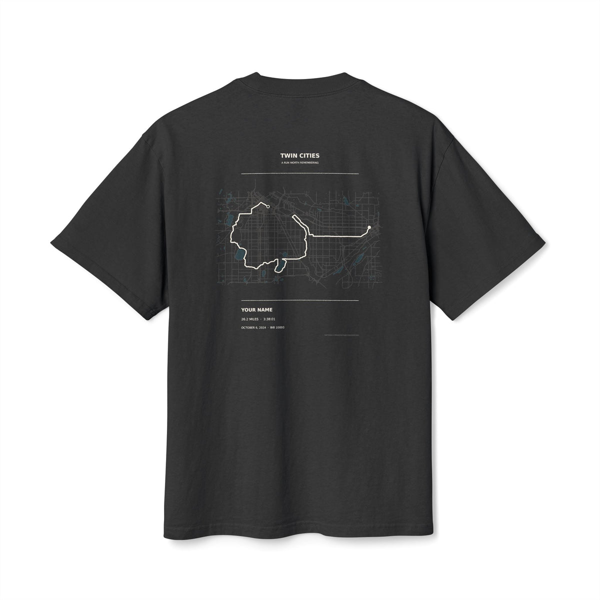 Twin Cities 26.2 Route Tee